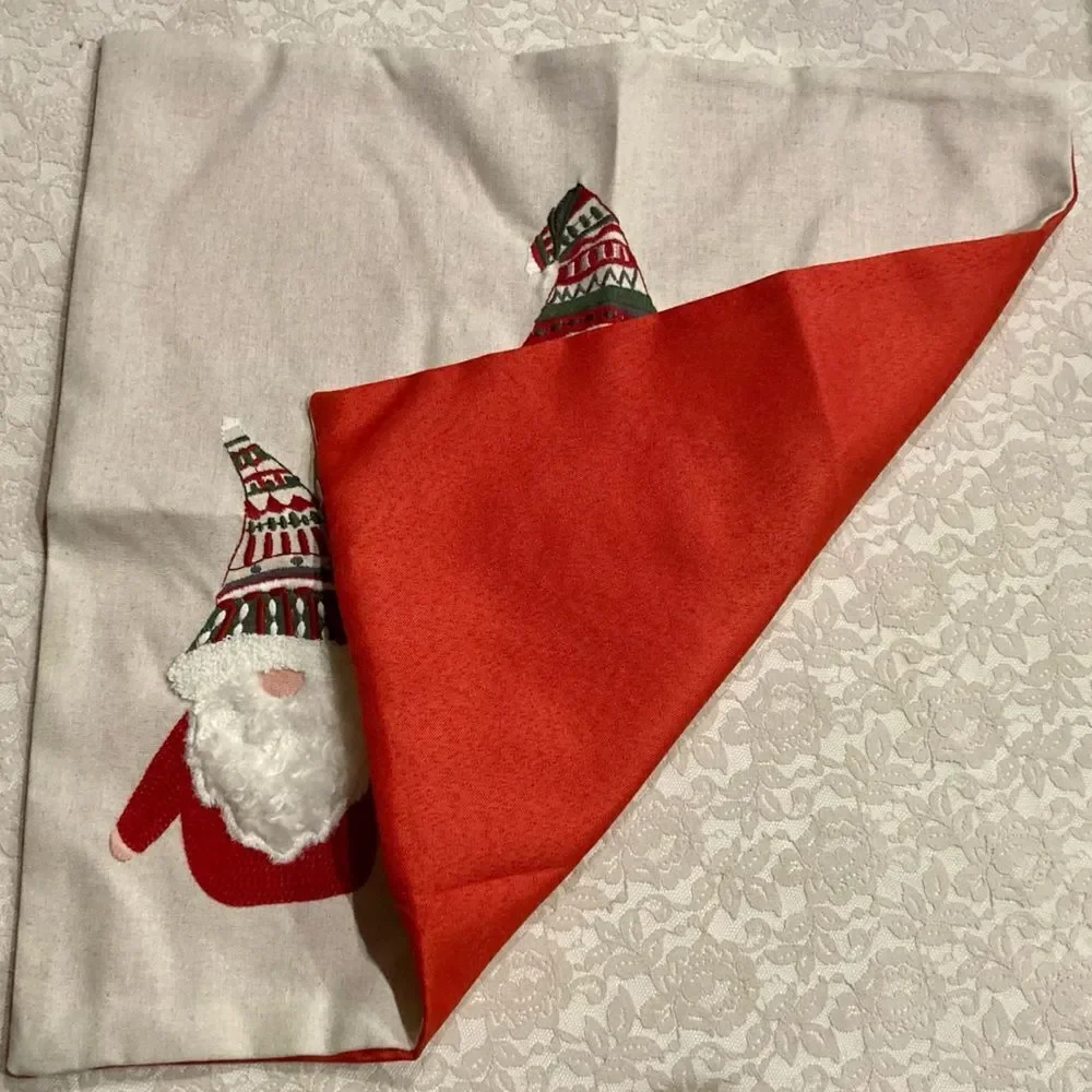 Gnome Christmas Pillow Cover